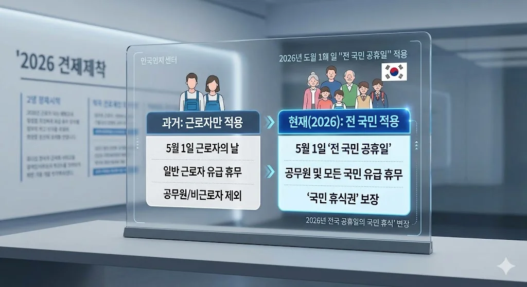 노동절 법정 공휴일 확정 — 올해 5월 1일부터 전 국민 쉰다