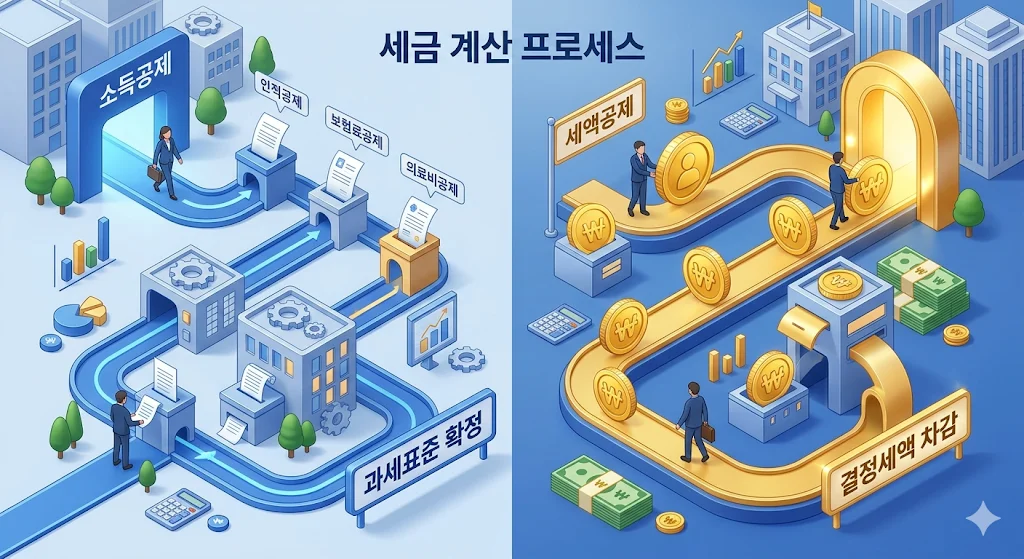 소득 공제 세액 공제 차이 총정리 — 연봉 높을수록 '이것'이 유리하다?