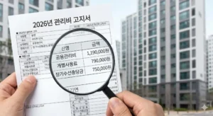 아파트 관리비 계산 완전정복 | 면적별 월 평균 얼마? - 고정비 줄이는 아빠의 비결