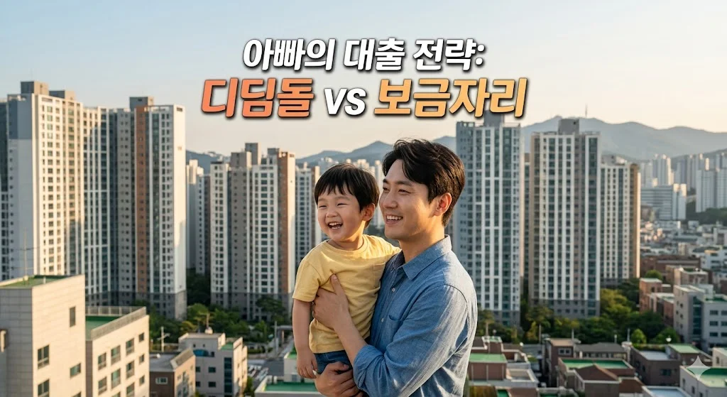 아빠의 대출 전략 | 디딤돌 vs 보금자리 vs 은행 — 내 집 마련 전 필수 비교