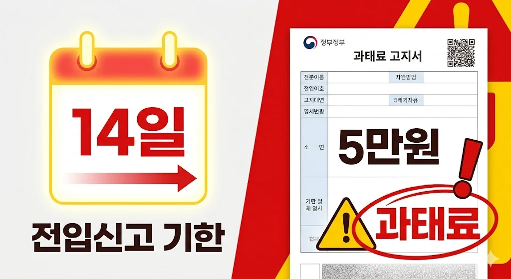 전입신고 인터넷 신청 방법 — 과태료 5만원 피하는 3분 가이드